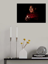 La luce nelle mani Poster och Canvastavla