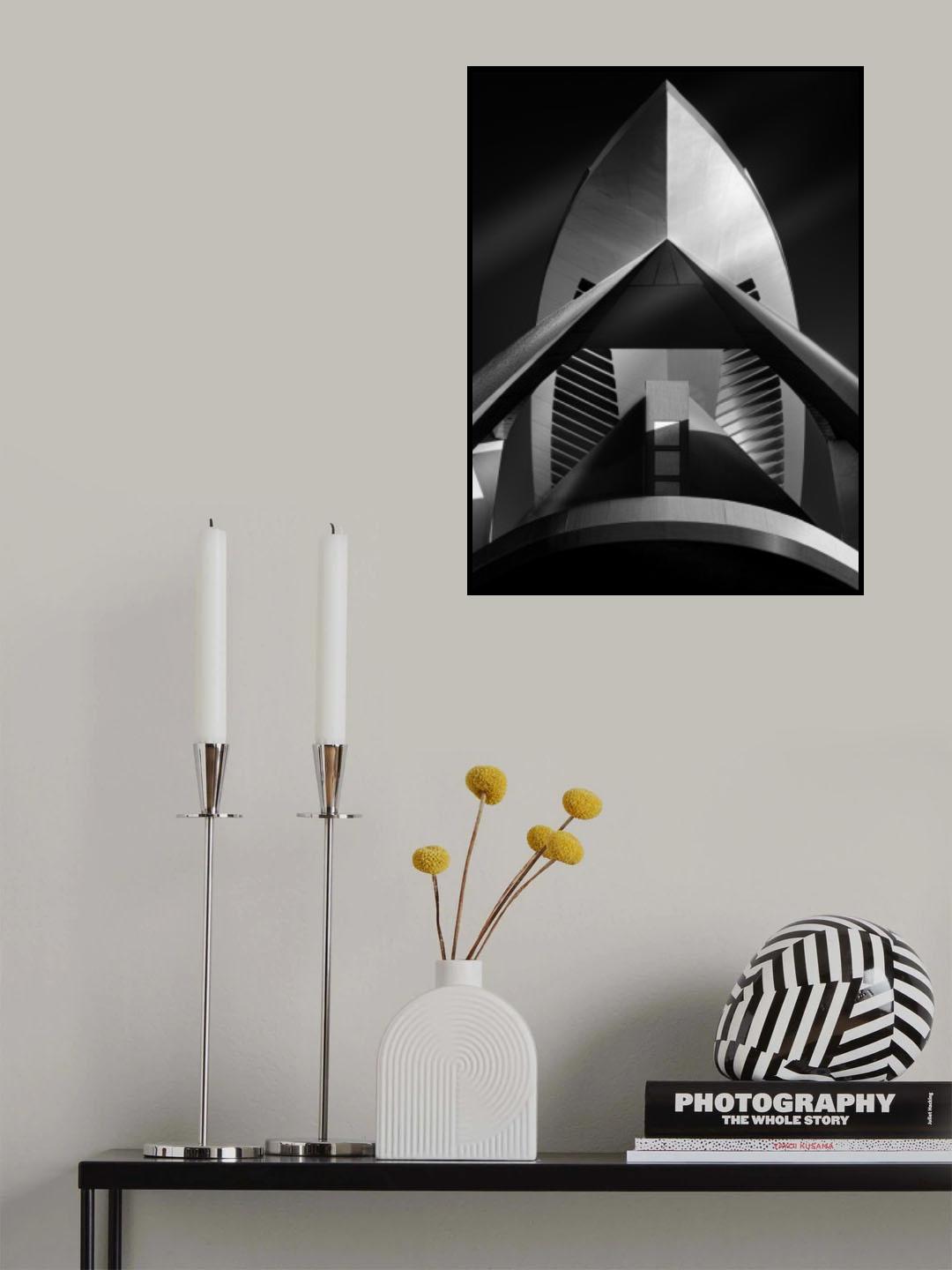 "THE FLOATING ROOF", Palau de Les Arts | Santiago Calatrava Poster och Canvastavla