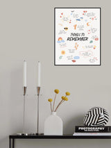 Remember Poster och Canvastavla