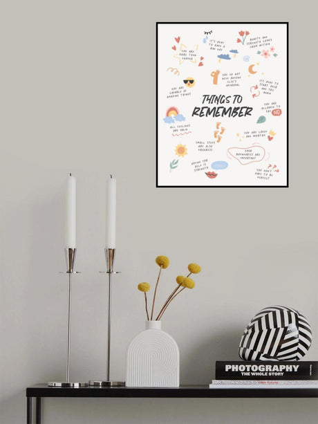 Remember Poster och Canvastavla