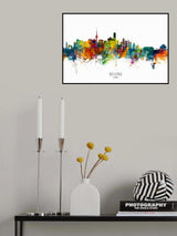 Beijing China Skyline Poster och Canvastavla
