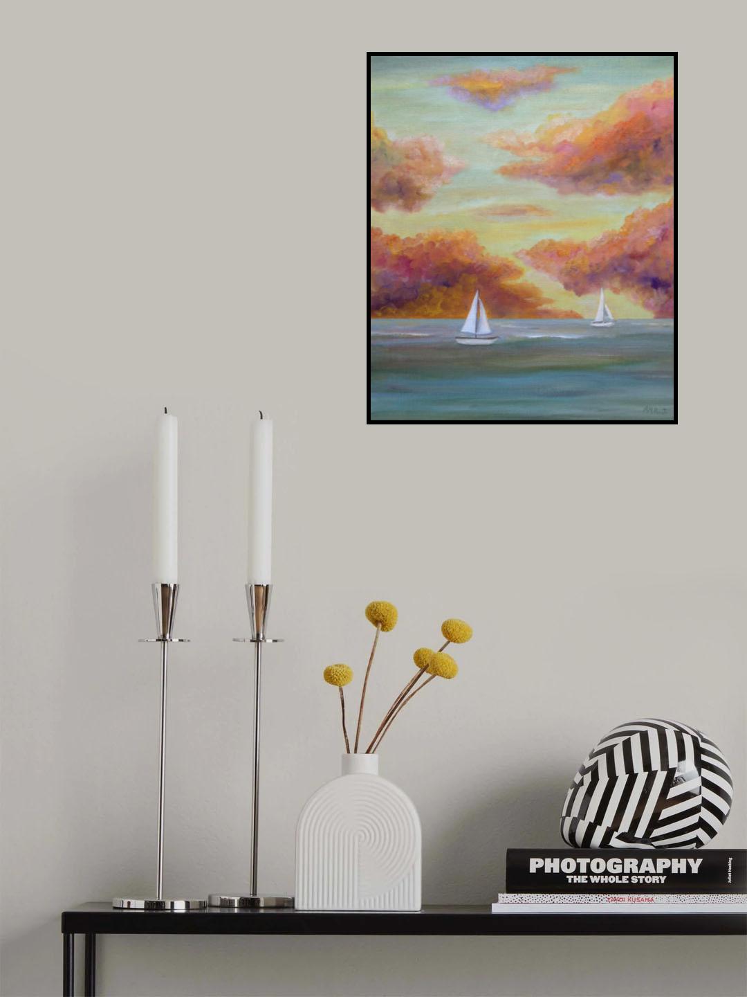 Autumn Sailing Poster och Canvastavla