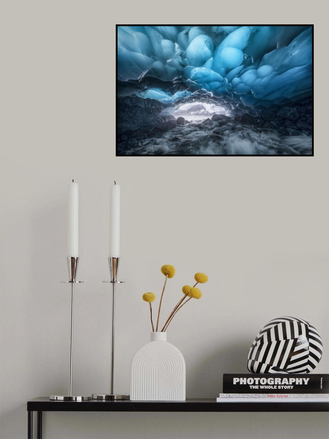 Two Ice Caves Poster och Canvastavla