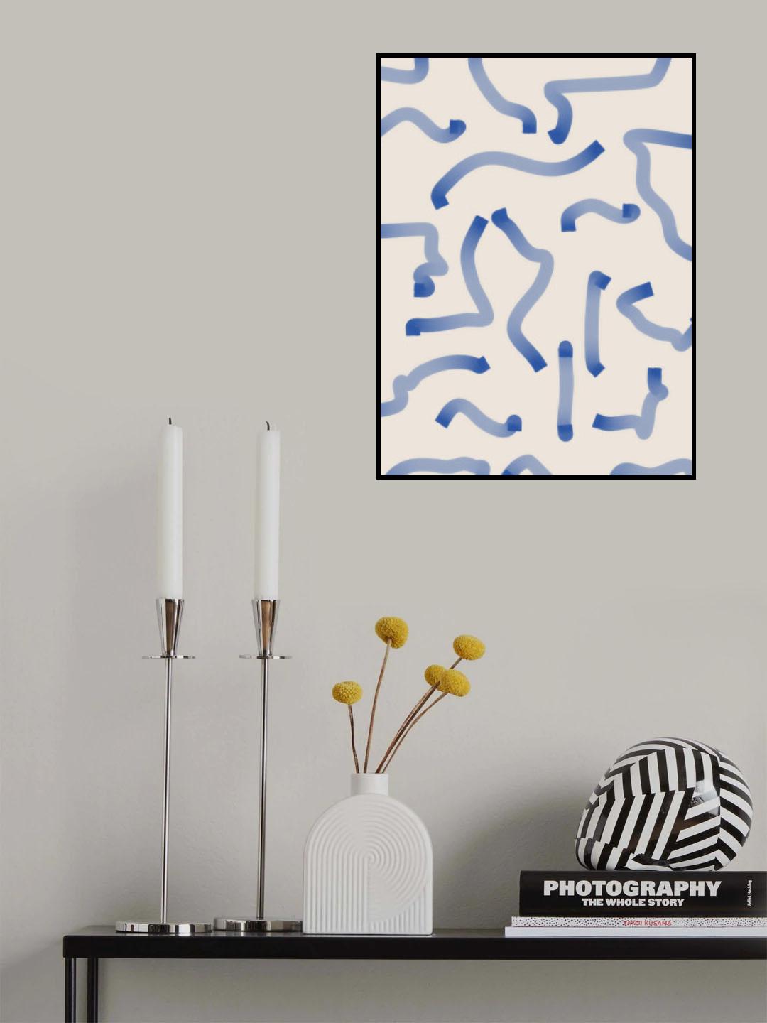 3x4 Aspectratio  Indigo2 Poster och Canvastavla