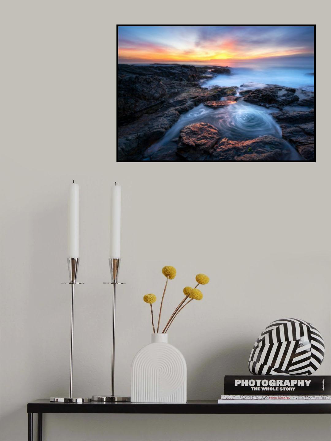 Swirl Poster och Canvastavla