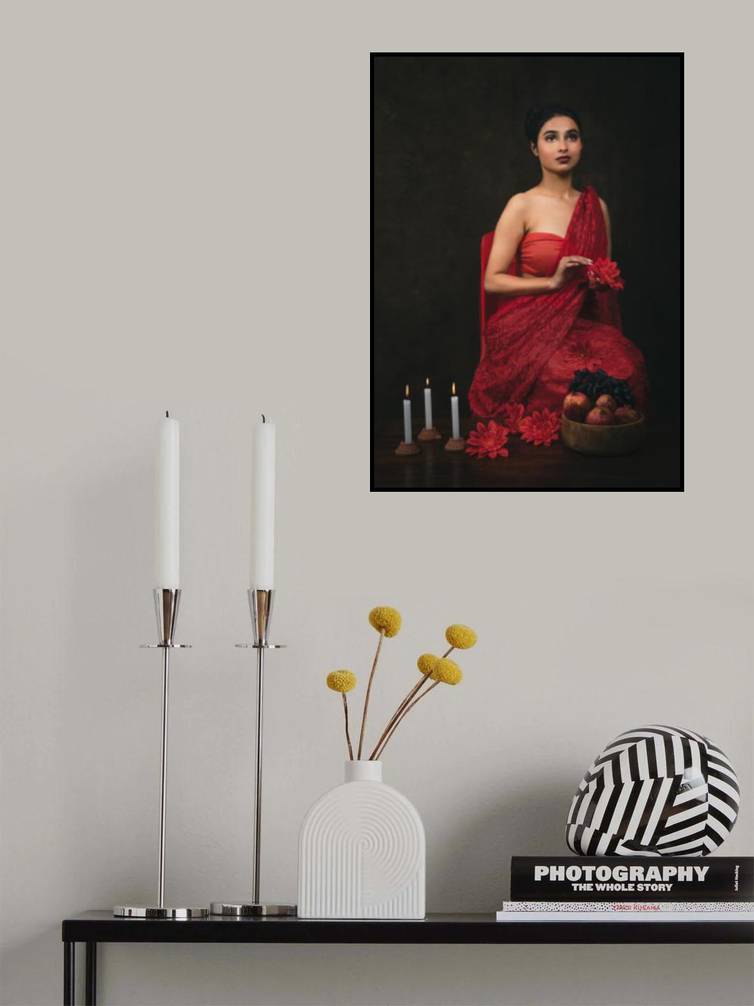 Fine Arts Lady Poster och Canvastavla