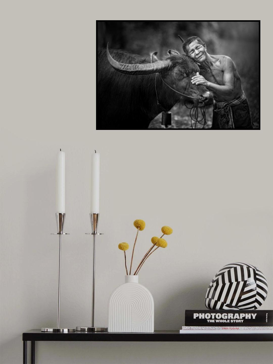 Love friend Poster och Canvastavla