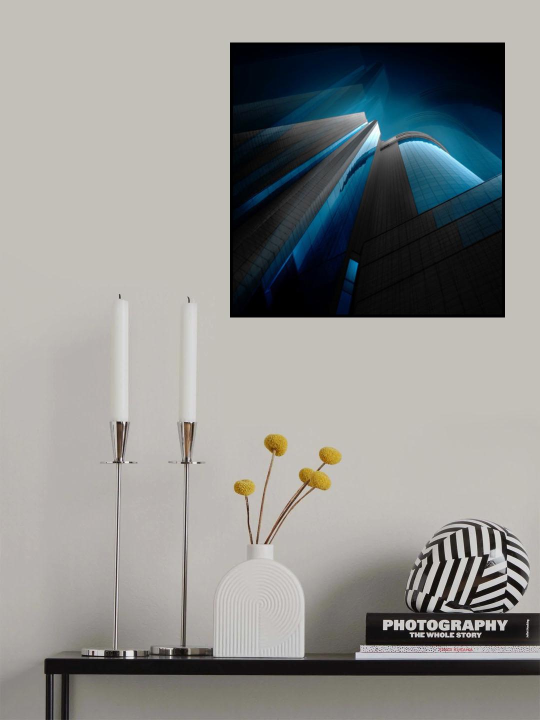 Atlas Tower Warsaw Poster och Canvastavla