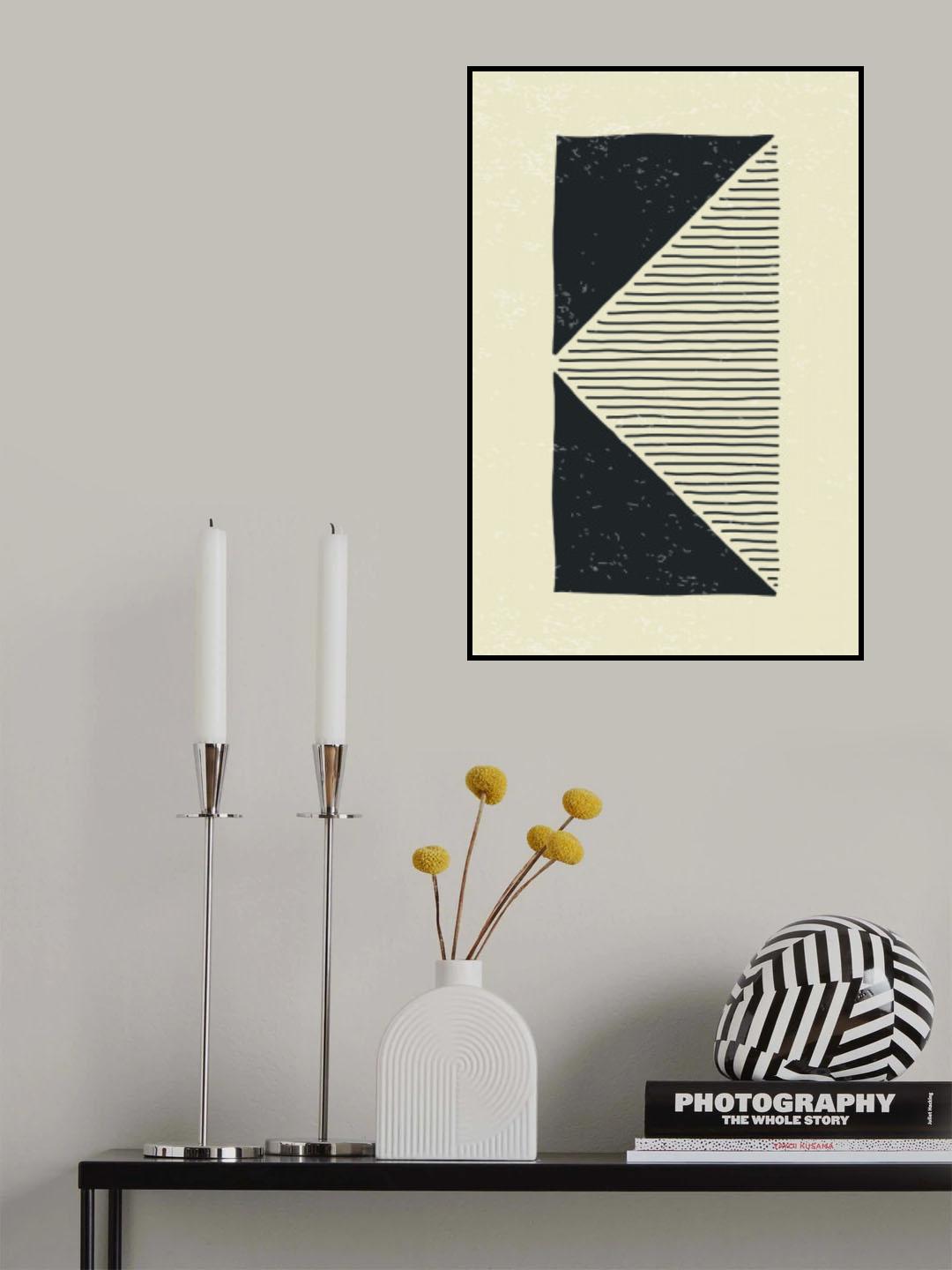 Black Triangles Series #1 Poster och Canvastavla