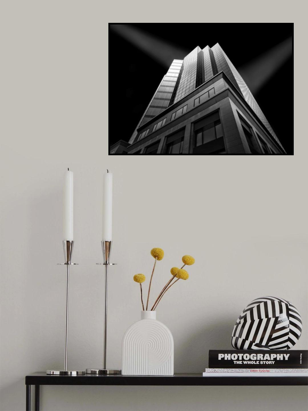 Downtown building Poster och Canvastavla