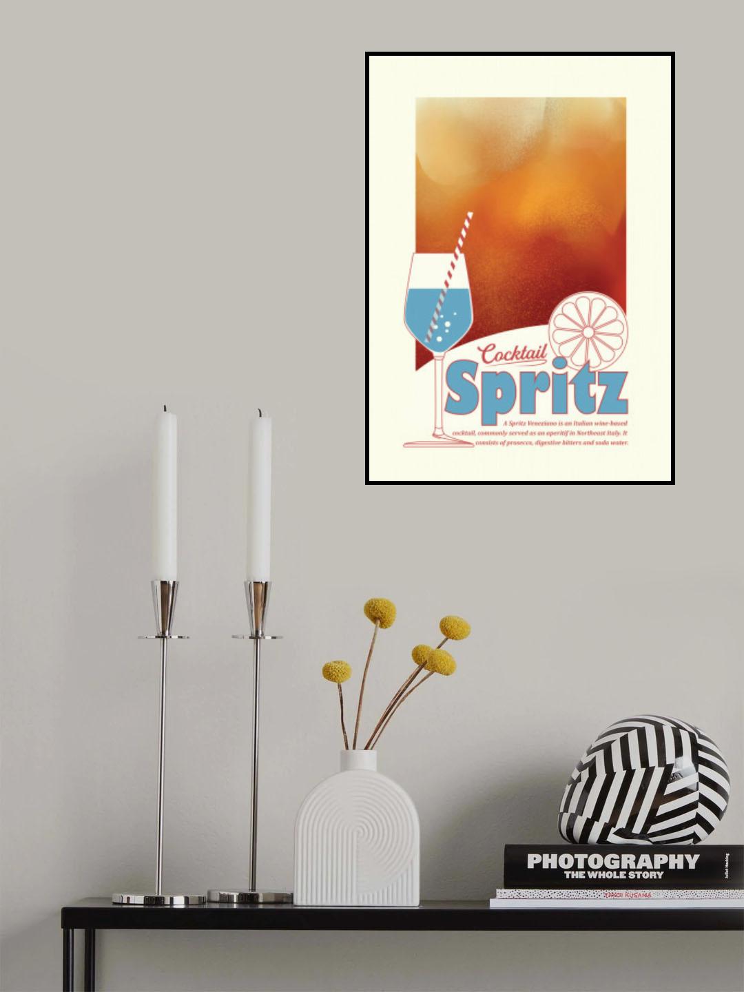 Aperol Spritz print Poster och Canvastavla