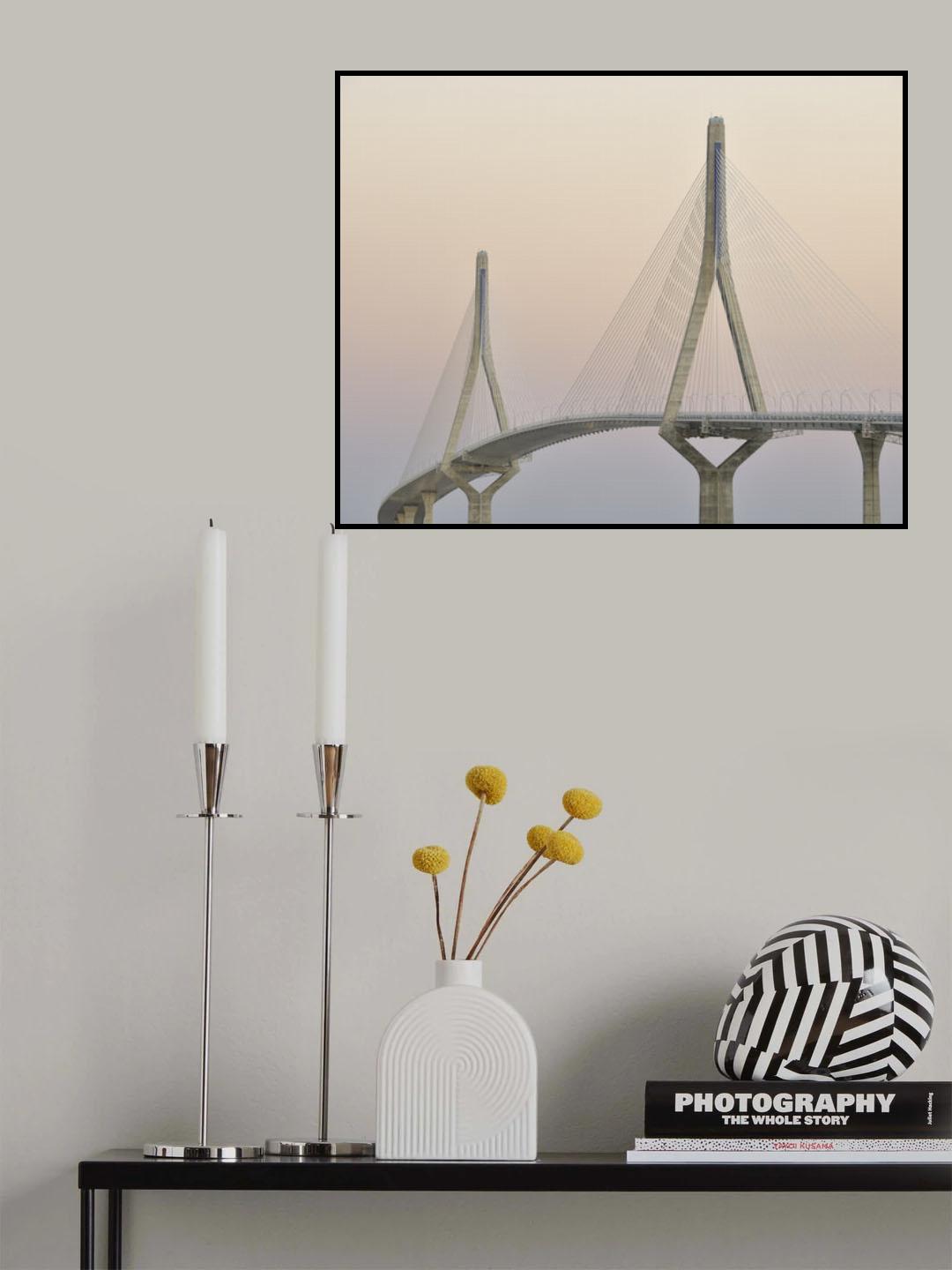 The bridge of the Constitution of 1812(originally called Puente de la Pepa) Poster och Canvastavla