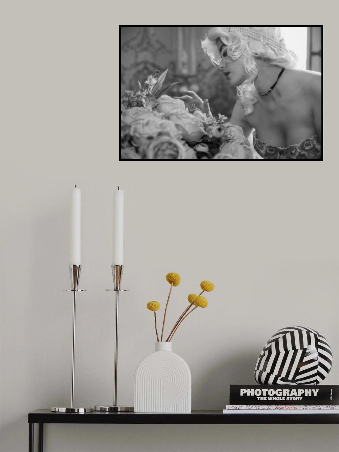 A protected flower Poster och Canvastavla