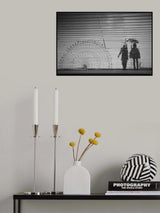 Rainy day silhouette Poster och Canvastavla