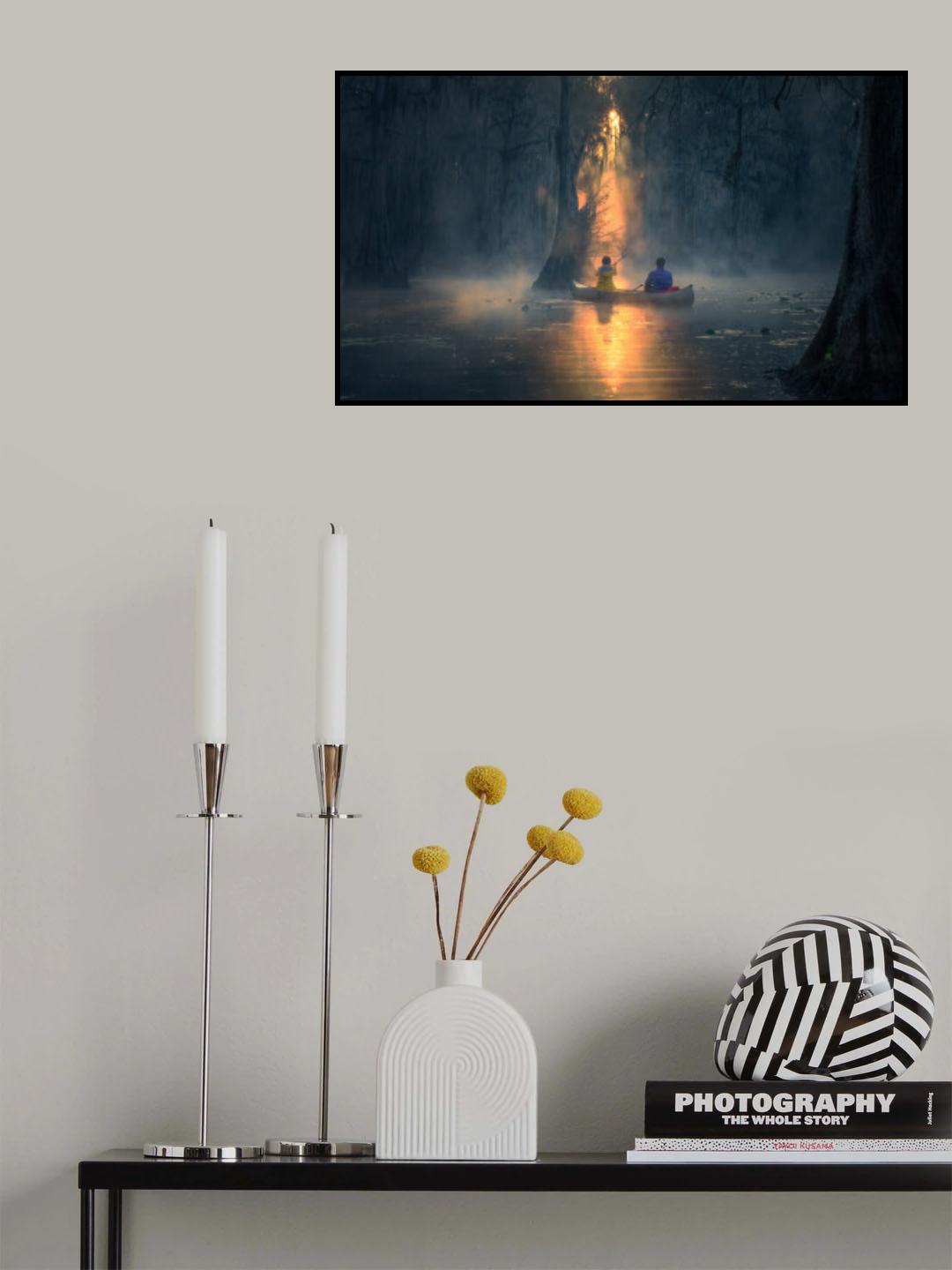 Bathed in golden sunlight Poster och Canvastavla