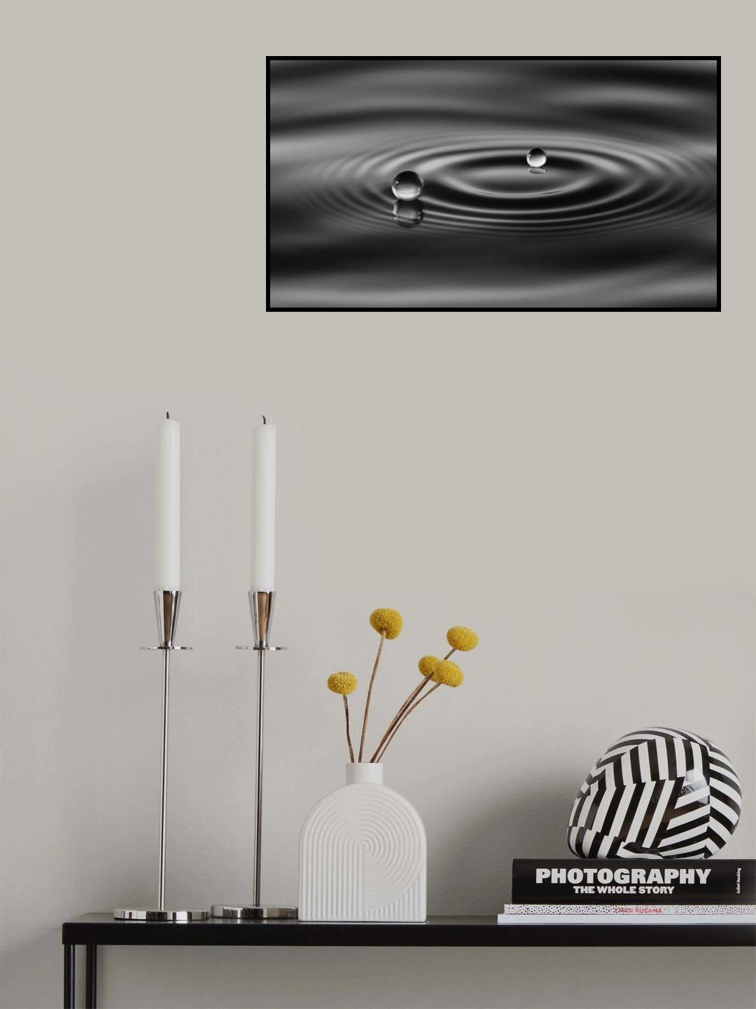2 Drops Poster och Canvastavla