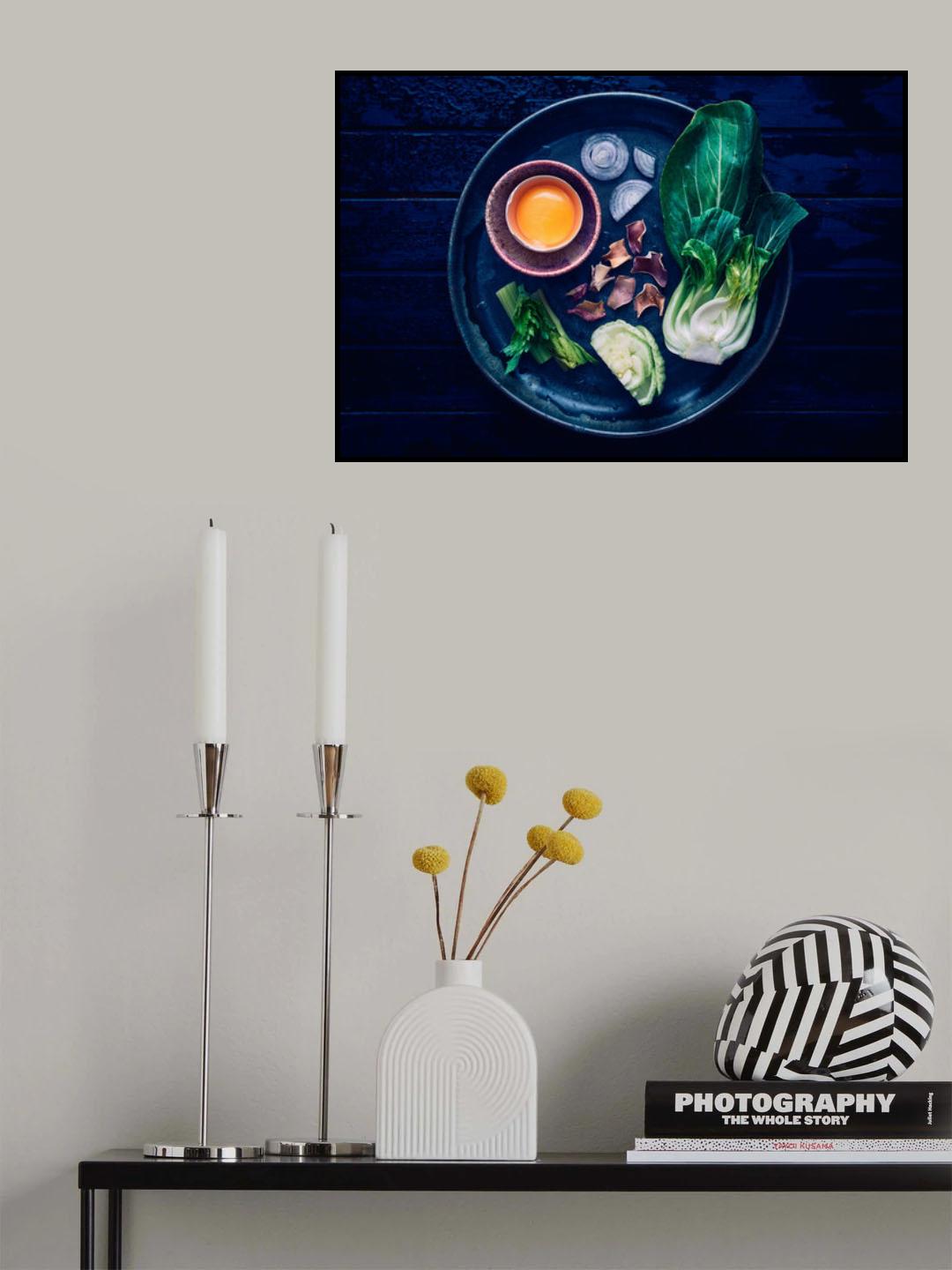 Healthy Asian plate Poster och Canvastavla