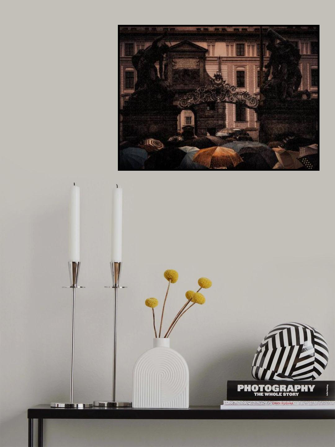 Umbrellas. Poster och Canvastavla