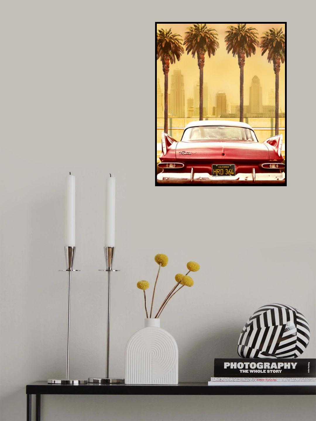 PLYMOUTH SAVOY WITH PALMS Poster och Canvastavla