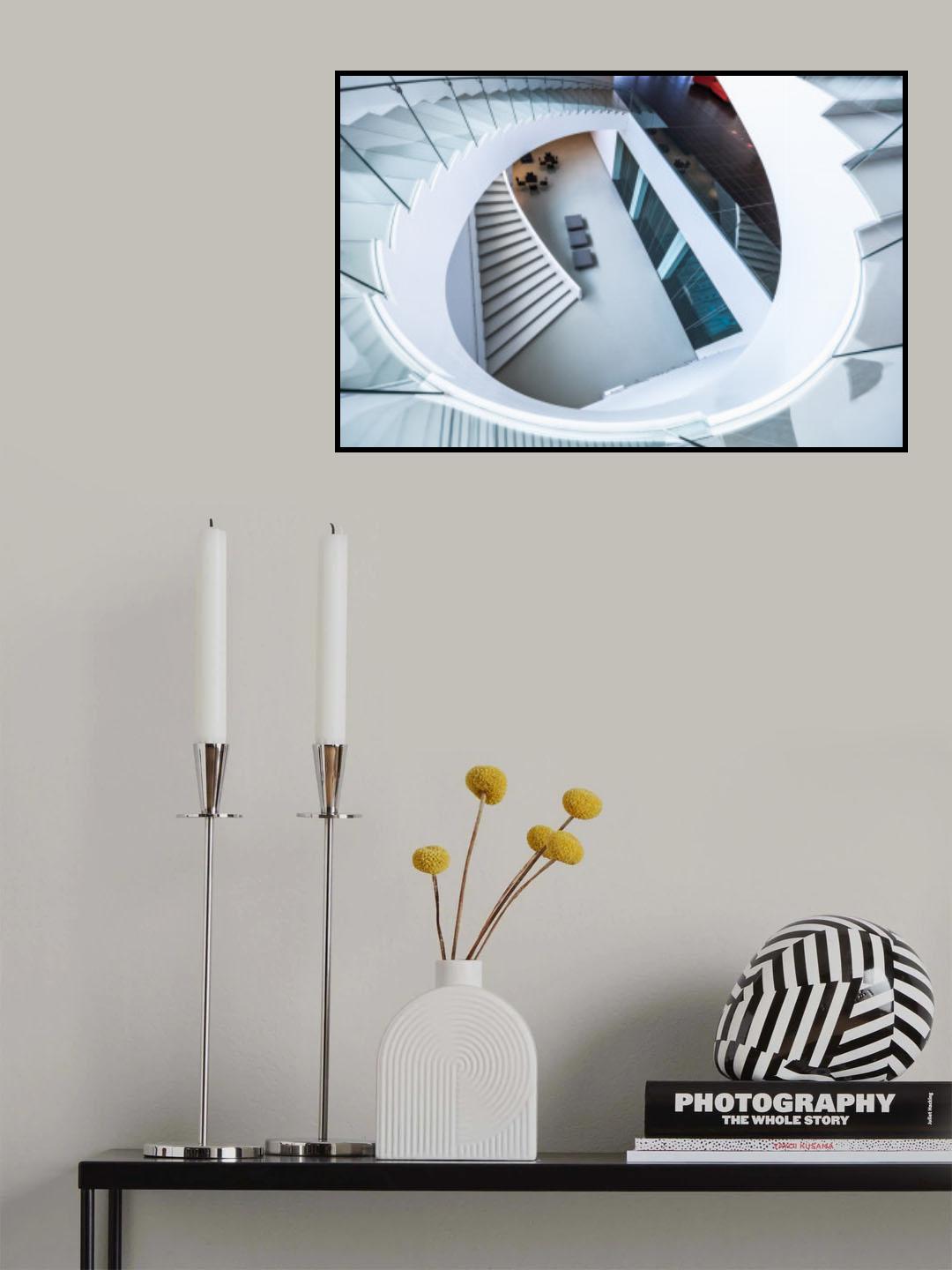 Art stairs Poster och Canvastavla