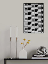 Switzerland, Lugano V bnw Poster och Canvastavla
