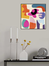 Pattern3 Mid Bunt 9 Poster och Canvastavla