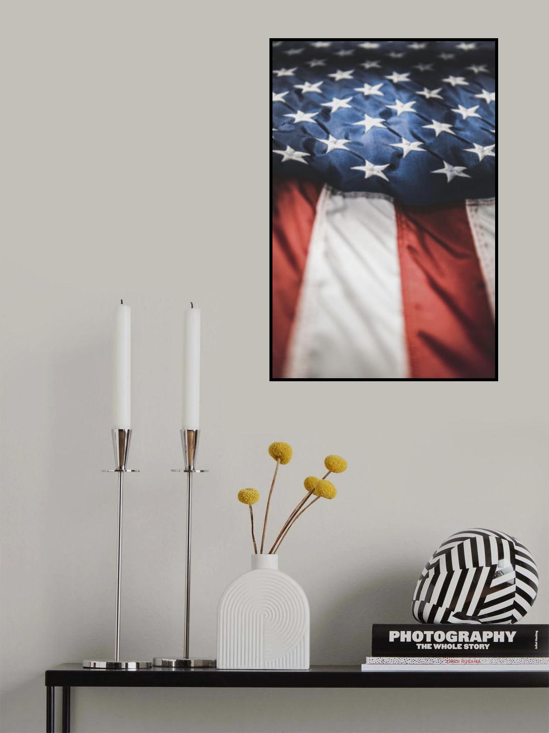 Old Glory Poster och Canvastavla