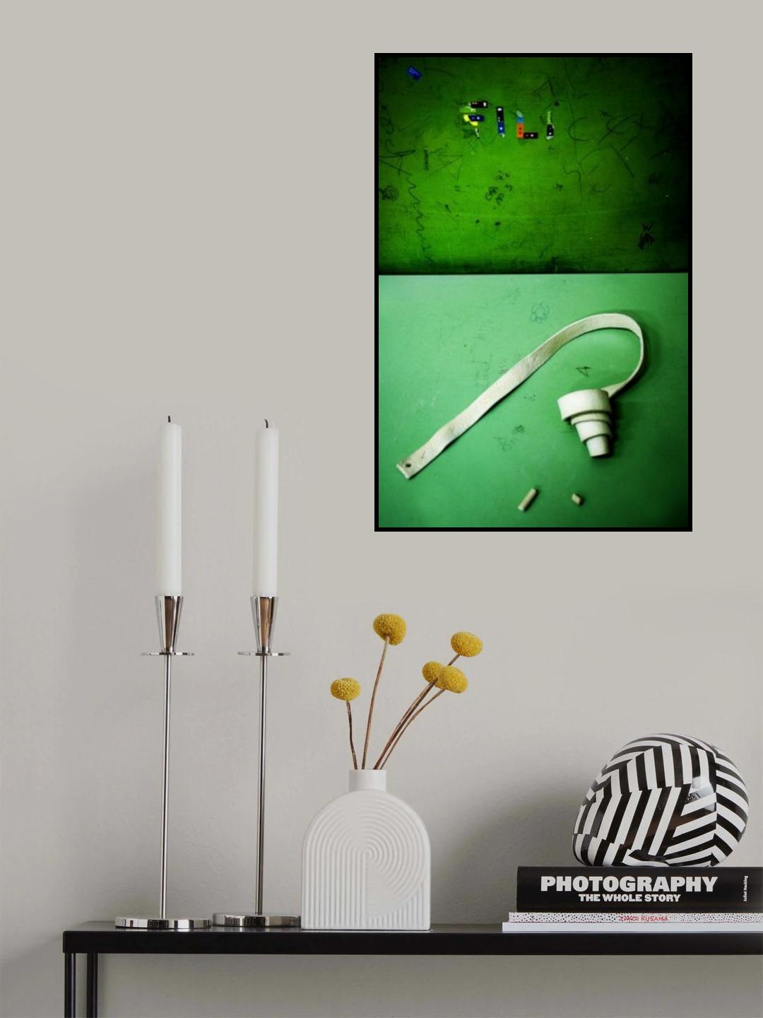 school desks Poster och Canvastavla