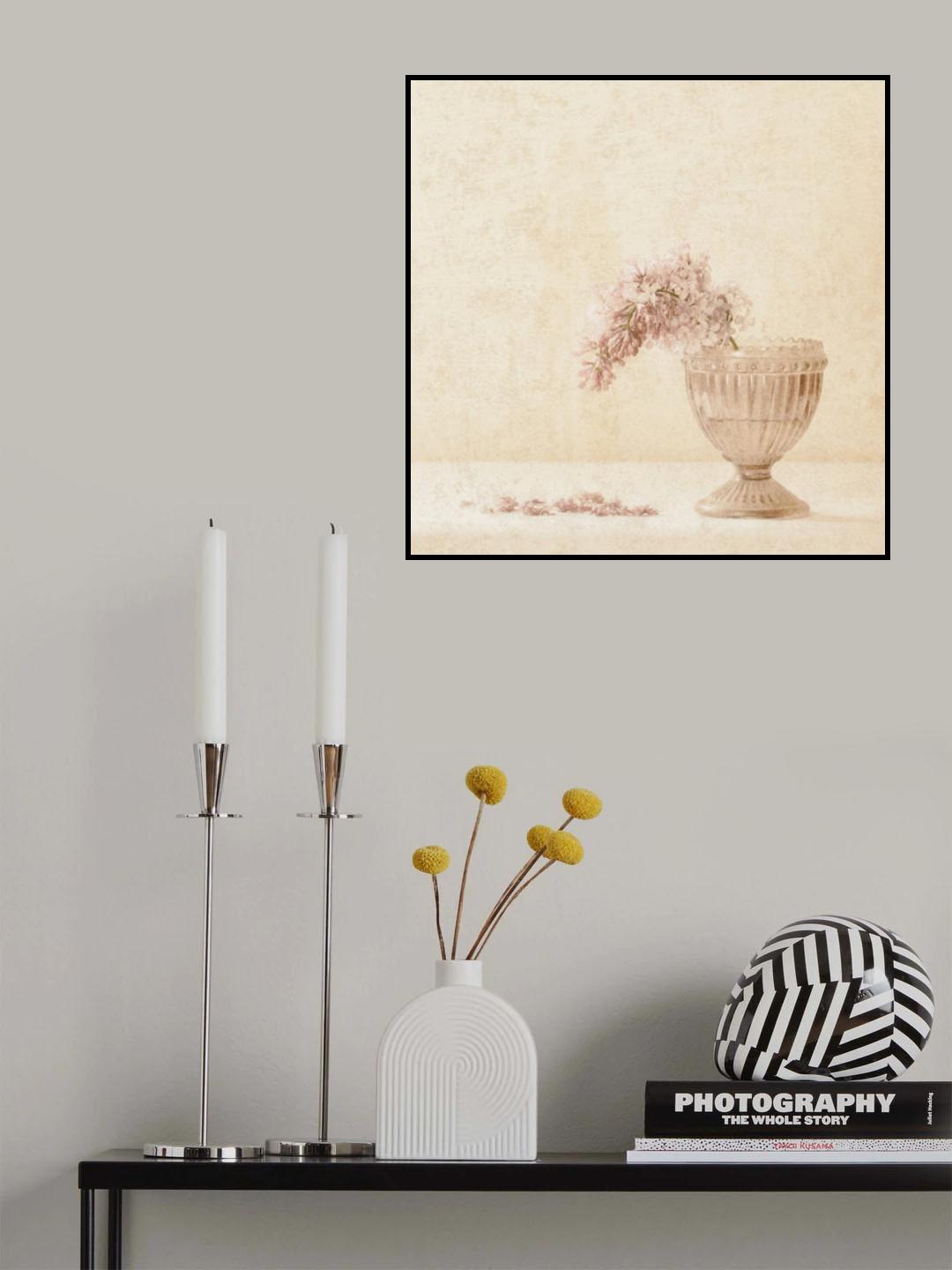 A Sprig of Lilac - Vintage mood Poster och Canvastavla