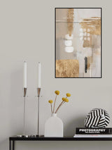 Canvas in Gold Poster och Canvastavla