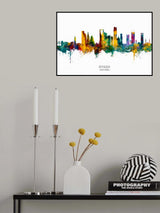 Riyadh Saudi Arabia Skyline Poster och Canvastavla