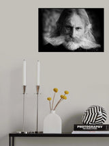 Man with big mustache Poster och Canvastavla