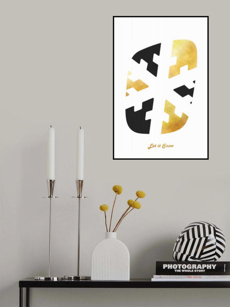 Let it Snow Poster och Canvastavla
