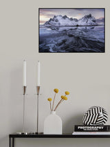 Ice swirl Poster och Canvastavla