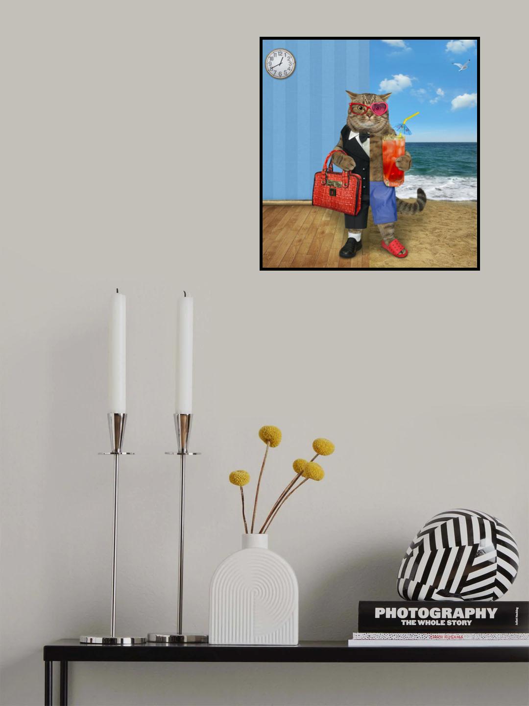 Work or leisure ... Poster och Canvastavla