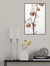 Drops On Leaf Poster och Canvastavla
