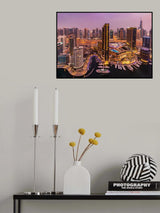 Dubai Marina Skyline Poster och Canvastavla