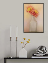 The Dahlia and Vase Poster och Canvastavla