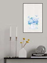 Blue Hydrangeas Poster och Canvastavla