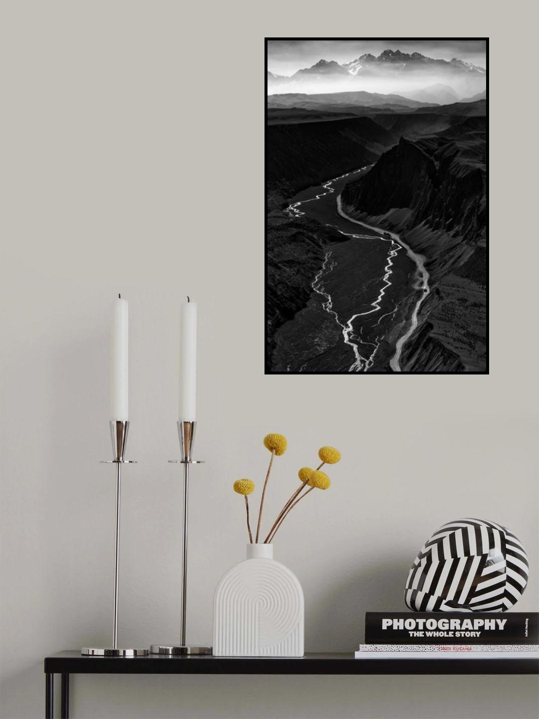 Flash in moutain Poster och Canvastavla