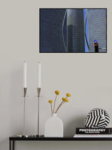 Azrieli towers Red light Poster och Canvastavla