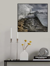 Facing the frozen North Atlantic ... Poster och Canvastavla