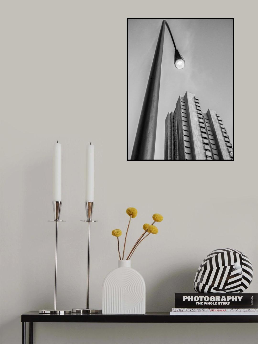 Madrid lights on Poster och Canvastavla