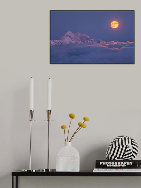 Super moon rises Poster och Canvastavla