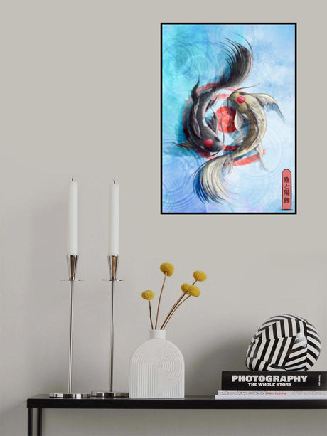 Light Koi Poster och Canvastavla