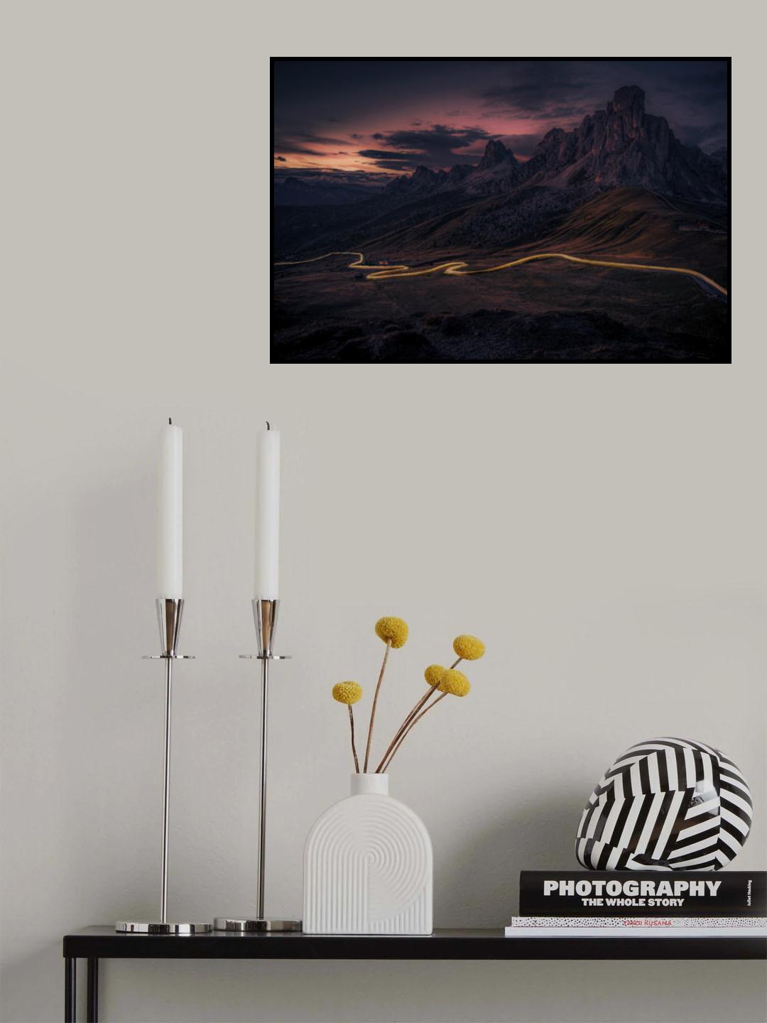 The luminous Trail Poster och Canvastavla