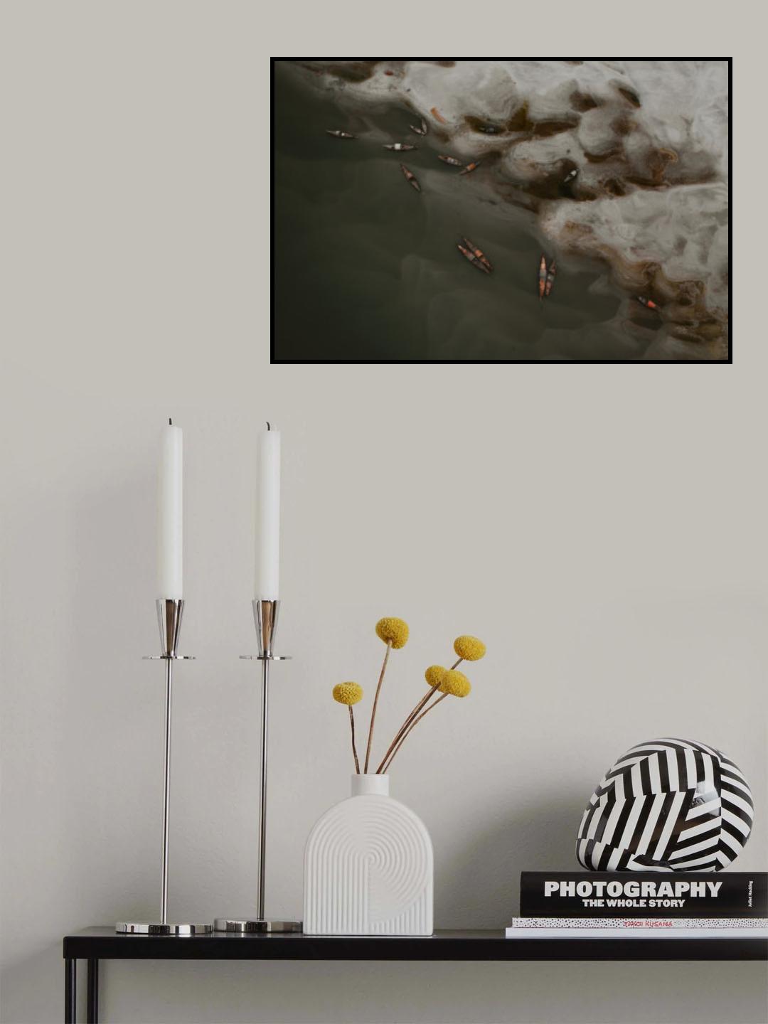 Beside the river padma Poster och Canvastavla