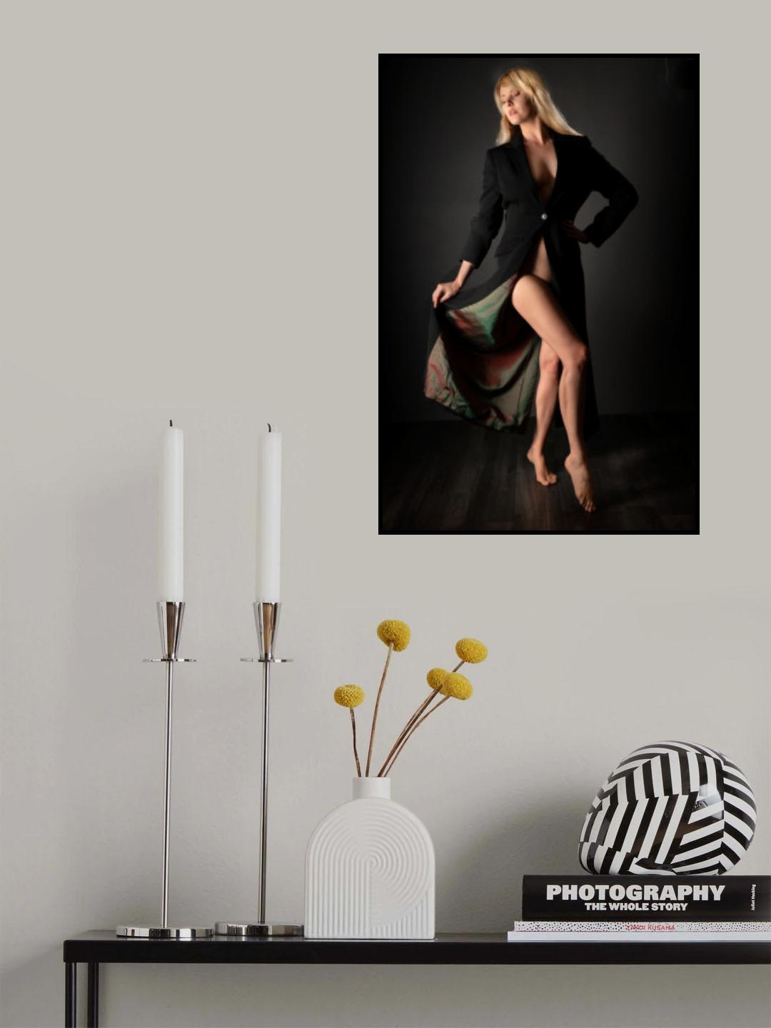 Black Coat Poster och Canvastavla