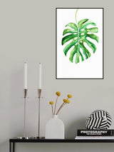 Monstera leaf Poster och Canvastavla