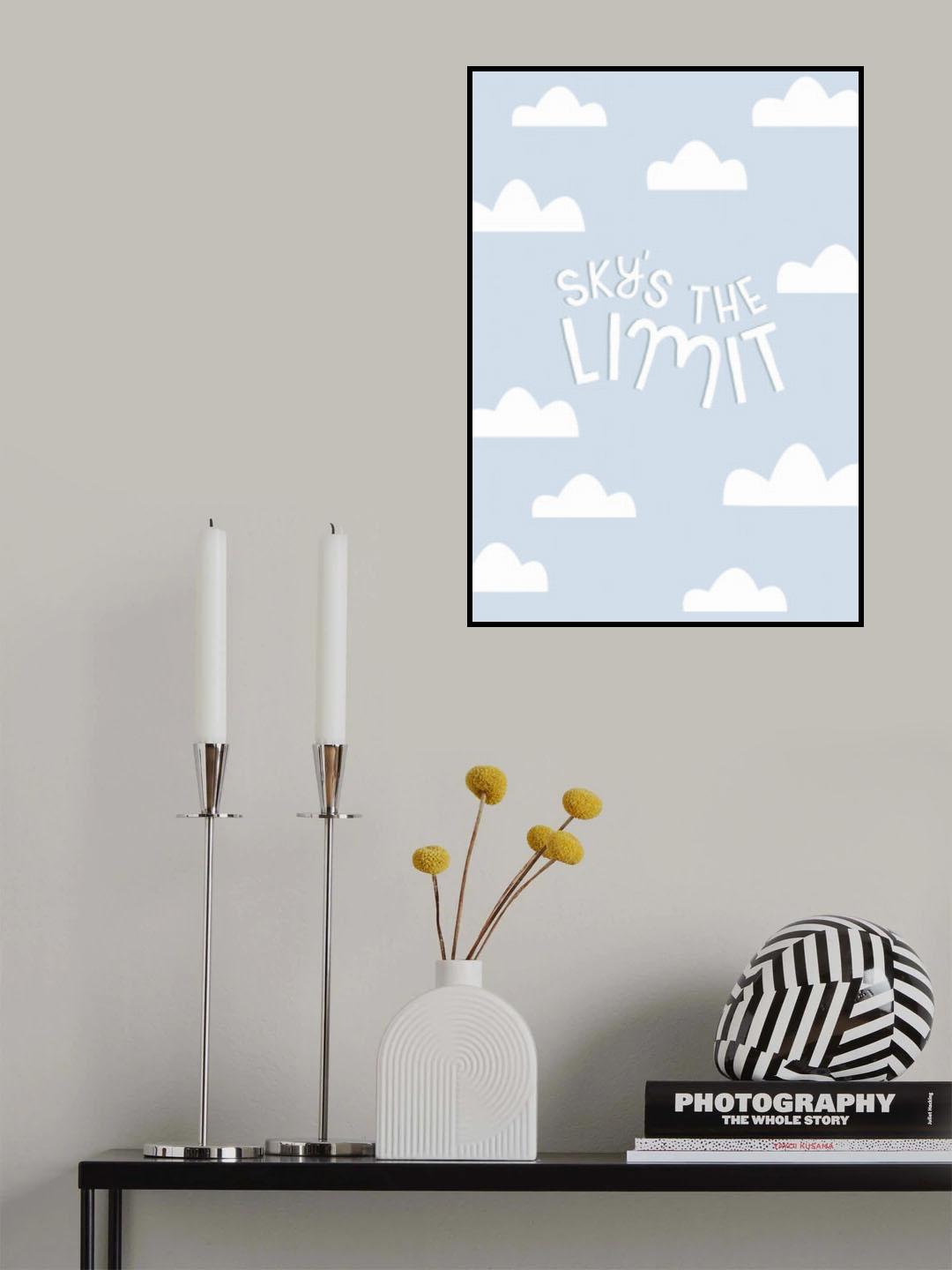 Skys the Limit Poster och Canvastavla